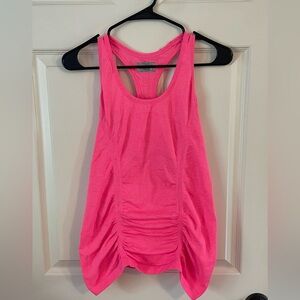 Bright pink Athleta tank top